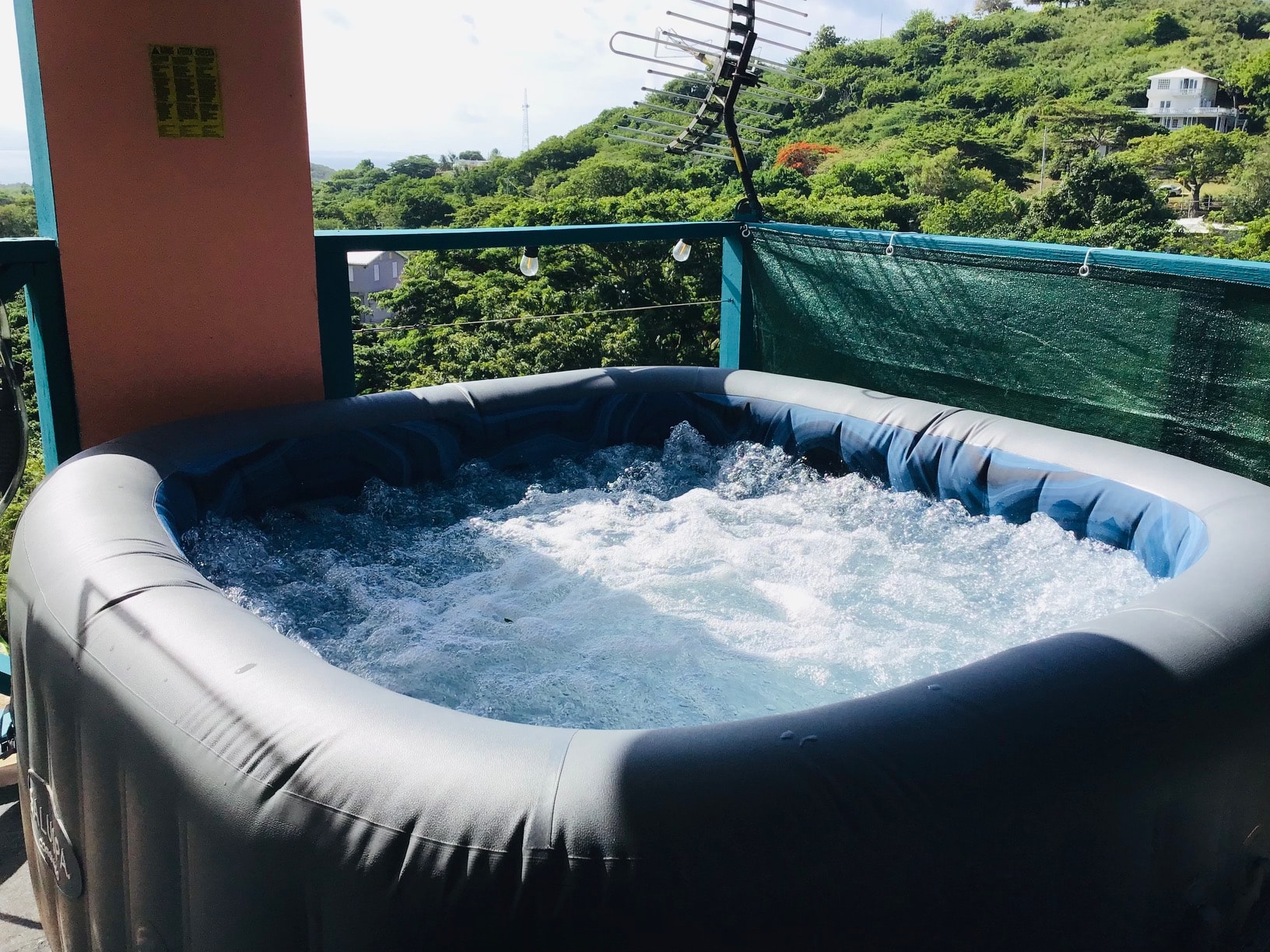 The Nest private jacuzzi